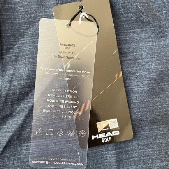 HEAD Golf Men's New Dark Blue Marcello UV Protection Wicking Shorts-sz 38 - Picture 6 of 7